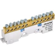 Шина нулевая N неизол. на универс. держ. 6х9-12-С TEKFOR IEK TF-NN10-12-DL-K07