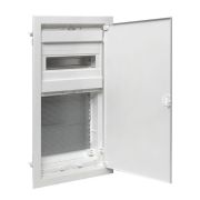 Щит комбинированный встраив. Nova 1 DIN-рейка + 2 монтаж. платы 3 габарит IP41 с пластик. дверью EKF nv-cb-pd-1+2