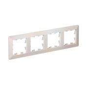 Рамка 4-м AtlasDesign Air жемчуж./дым. бел. SE ATN220404