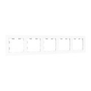 Рамка 5-м Эпика пластик бел. EKF UP1-FPW-05