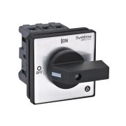 ВЫКЛЮЧАТЕЛЬ-РАЗЪЕДИНИТЕЛЬ 3P 32A С ЧЁРНОЙ РУКОЯТКОЙ НА ДВЕРЦУ 4 ВИНТАМИ