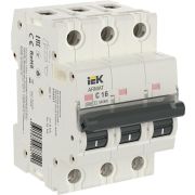 Выключатель автоматический трехполюсный C 16А M06N