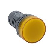 Лампа сигнальная SB7 моноблочная 22мм желтая LED 230В АС