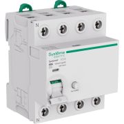 Выключатель дифференциального тока (ВДТ) 40A 4P 100мА Тип-AC 400В Systeme9