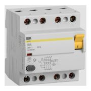 Выключатель дифференциального тока (УЗО) 4п 80А 30мА ВД1-63 АС(Электромеханическое)