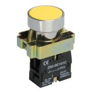 Кнопка управления LAY5-BA51 без подсветки желтая