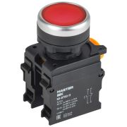 Кнопка d=22мм 1NO+1NC красная MASTER