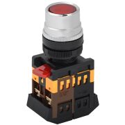 Кнопка красная ABLFS-22 1з+1р с подсветкой неон 240В