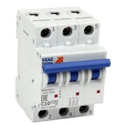 Выключатель автоматический трехполюсный 16А D 10кА AC OptiDin BM63-3D16-10-УХЛ3