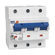 Выключатель автоматический трехполюсный 100А C 20 кА OptiDin BM125-3C100-8ln-УХЛ3