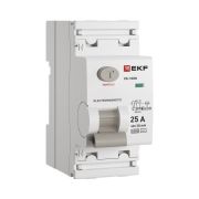 Выключатель дифференциального тока (ВД) двухполюсный 2P 25А 30mA (AC) эл-мех ВД-100N E1026M2530 PROXIMA EKF