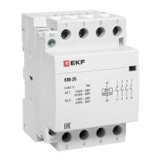 Контактор модульный 25А 3п 220В 4НО КМ
