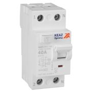 Выключатель дифференциального тока (УЗО) без защиты от сверхтоков 2П 40А 100мА АС 4,5кА OptiDin DM63-2340-AC-4,5-УХЛ4