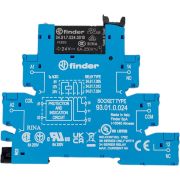 Модуль интерфейсный сборка 34.51.7.024.0010 + 93.01.0.024, электромеханическое реле, 1CO 6A, контакты AgNi, питание 24В AC/DC, IP20, винтовые клеммы