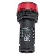 Лампа коммутационная ЛК-22 ADDS диам. 22мм LED красная 220В AC/DC