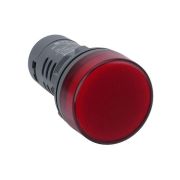 Лампа сигнальная SB7 моноблочная 22мм красная LED 24В DC