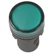 Лампа AD16DS LED матрица d16мм зеленый 230В AC