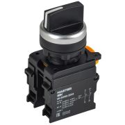 Переключатель 3 положения 2NO чёрный MASTER