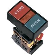 Кнопка РPВВ-30N «Пуск-Стоп» d30мм 1НО+1НЗ 240В неон GENERICA BBD21-PPBB-K51