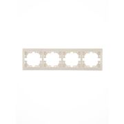 Рамка 4-м Mira горизонт. крем. LEZARD 701-0300-149