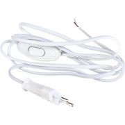 Шнур для бра ШВВП-ВП 2х0.75 с проходн. выкл. и электр. вилкой 1.7м бел. UNIVersal А1060