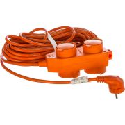 Удлинитель-шнур 4х20м с заземл. 16А IP44 У16-040 ПВС 3х1.5 с защ. крышкой UNIVersal 9633861