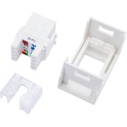 Розетка компьютерная 1-м 1мод. Viva RJ45 кат.5E бел. DKC 45038