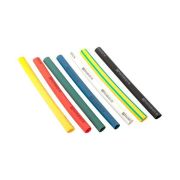 Набор трубок термоусадочных ТУТ нг тонкостен. 6/3 (7 цветов по 3шт 100мм) EKF tut-n-6