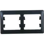 Рамка 2-м Glossa горизонт. антрацит SE GSL000702