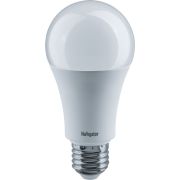 Лампа светодиодная 61 239 NLL-A70/A60-15-230-6.5K-E27 15Вт грушевидная матовая 6500К холод. бел. E27 1275лм 176-264В Navigator 61239