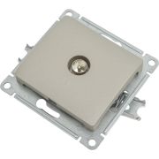 Розетка телевизионная TV Glossa коннектор механизм платина SE GSL001293