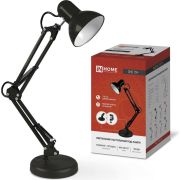 Светильник настольный СНО 15Ч 60Вт E27 230В под лампу на основании черн. (кор.) IN HOME 4690612012902