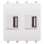 Устройство зарядное USB 2мод. 2.1А Avanti «Белое облако» DKC 4400542