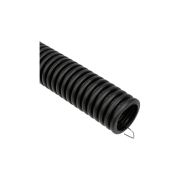 Труба гофрированная ПНД d16мм с протяжкой черн. (уп.100м) Rexant 28-0016-3
