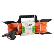 Удлинитель-шнур на рамке 1х20м без заземл. 10А IP20 UFx-1-2х1.0-20m ПВС 2х1 Эра Б0043040