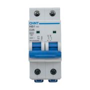 Выключатель автоматический модульный 2п C 25А 6кА NB1-63 (R) CHINT 179661