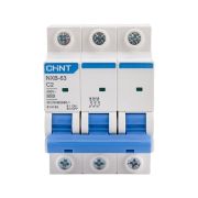 Выключатель автоматический модульный 3п C 2А 6кА NXB-63 (R) CHINT 814165