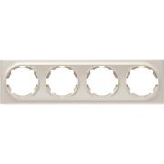 Рамка 4-м Florence беж. 1E52401301 OneKeyElectro 2172808