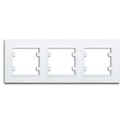 Рамка 3-м Karea горизонт. бел. Makel 56001703