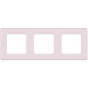 Рамка 3-м Inspiria роз. IEK 673954