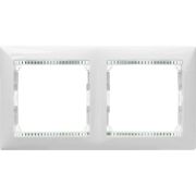 Рамка 2-м Valena горизонт. бел./кристалл Leg 774462