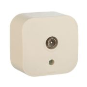 Розетка телевизионная TV 1-м ОП Quteo IP20 с топологией «звезда» сл. кость IEK 782245