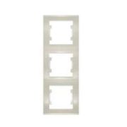 Рамка 3-м Бриллиант верт. сл. кость UNIVersal 7948691