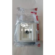 Розетка телевизионная оконечная TV Zena с размагничивателем механизм крем. ABB 609-010300-273