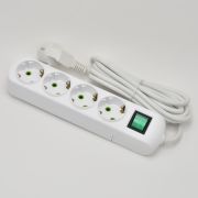 Удлинитель 4х3м с заземл. Letitia с выкл. LEZARD 721-0403-402