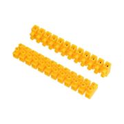Колодка клеммная винтовая KВ-10 4-10кв.мм 10А полиэтилен желт. (уп.10шт) Rexant 07-5010-3
