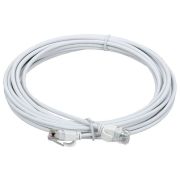 Патч-корд кат.5E UTP LSZH 5м slim колпачок с язычком бел. ITK PC08-C5EUL-5M-SL-WT