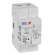 Выключатель автоматический дифференциального тока 2п OptiDin D63-23C25-AC-У3 C25 100мА 4.5кА с защитой от сверхтоков КЭАЗ 328107