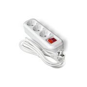 Удлинитель 3х5м с заземл. IP20 S-303А ПВС 3х1.5 с выкл.Universal 1727